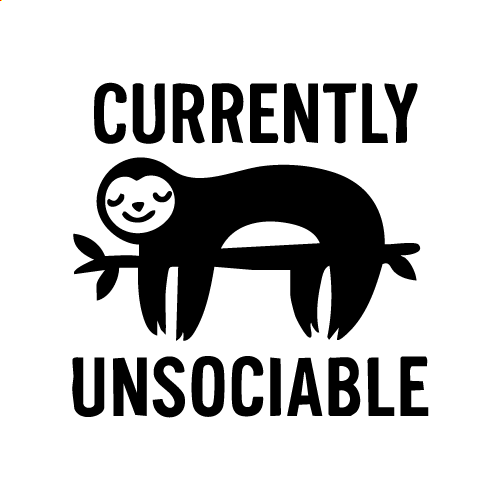 Currently Unsociable Svg
