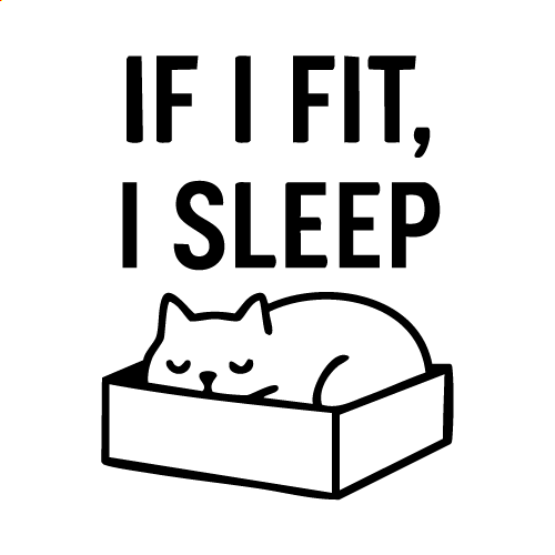 If I Fit, I Sleep Svg